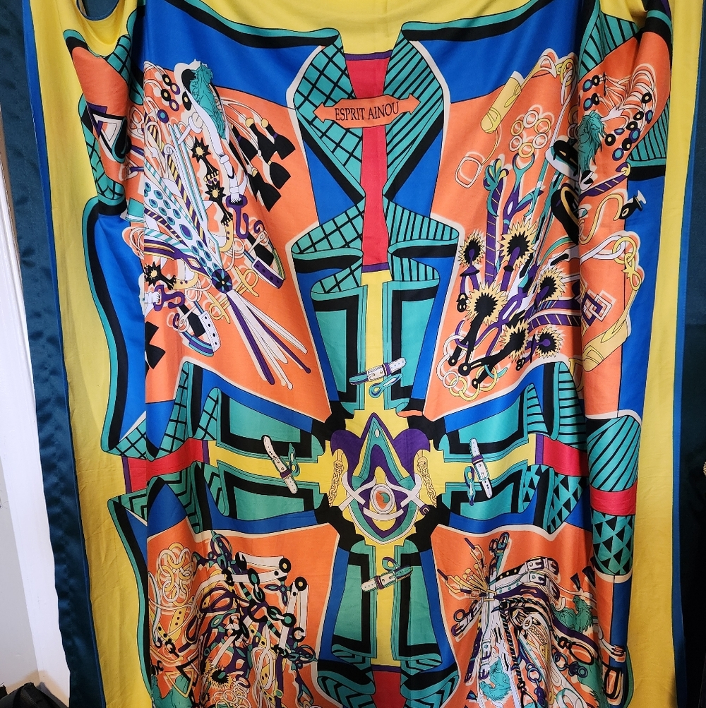 Esprit Multicolor Artistic Scarf